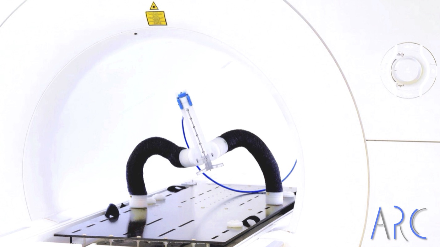 ARC needle in MRI environment